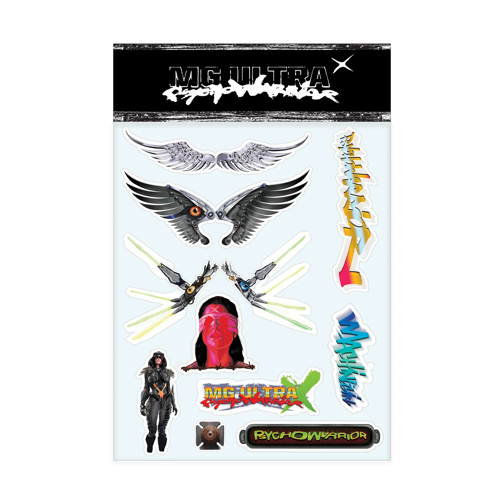 PsychoWarrior Sticker Pack