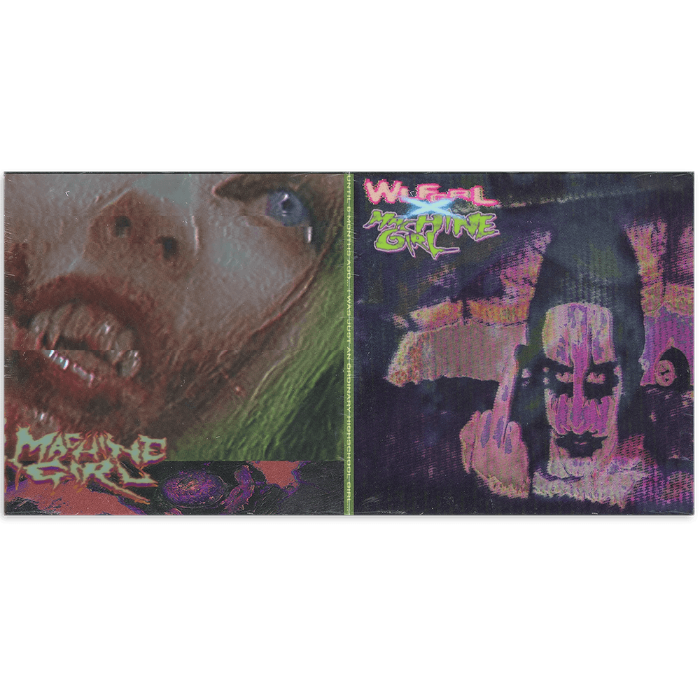 WLFGRL 10+ Anniversary Edition Deluxe 2x12" Vinyl - Green w/ Black Splatter