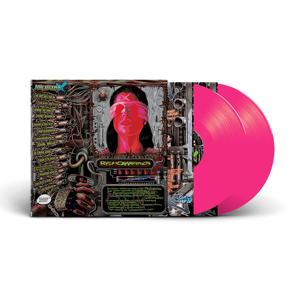 PsychoWarrior: MG Ultra X Deluxe 2x12" Vinyl - Hot Pink